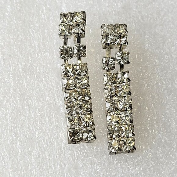 Small Silver Tone Earrings - Picture 3 of 12
